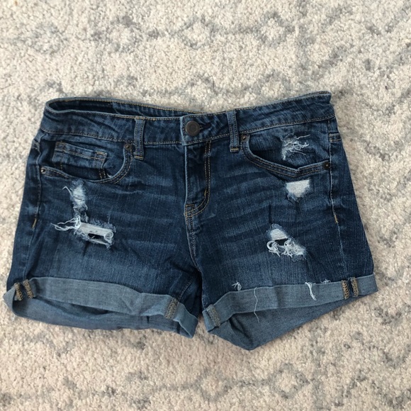 Aeropostale Pants - Distressed jean shorts